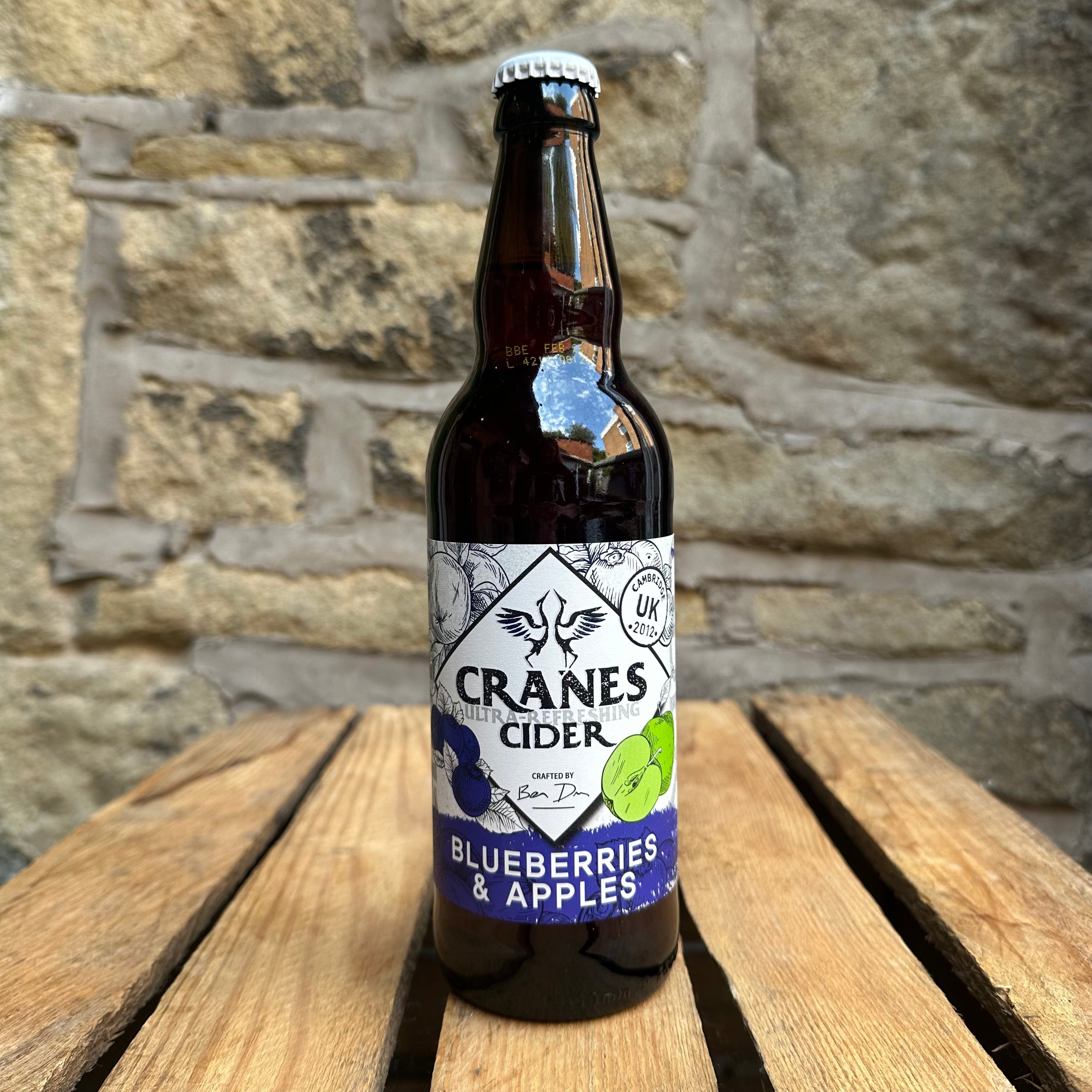 Cranes Blueberries and Apples Cider