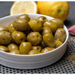 Mr Filbert's Green Olives with Lemon & Oregano 50g