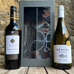 Wine Gift Box Grey - 2 Bottle