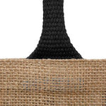 Jute Bag Small Natural & Black