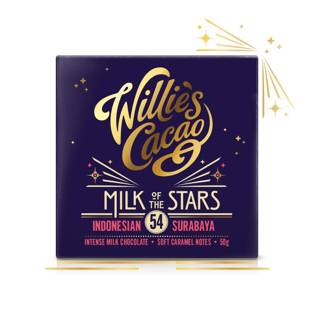 Willie's Cacao Milk Chocolate Milk of the Stars 50g